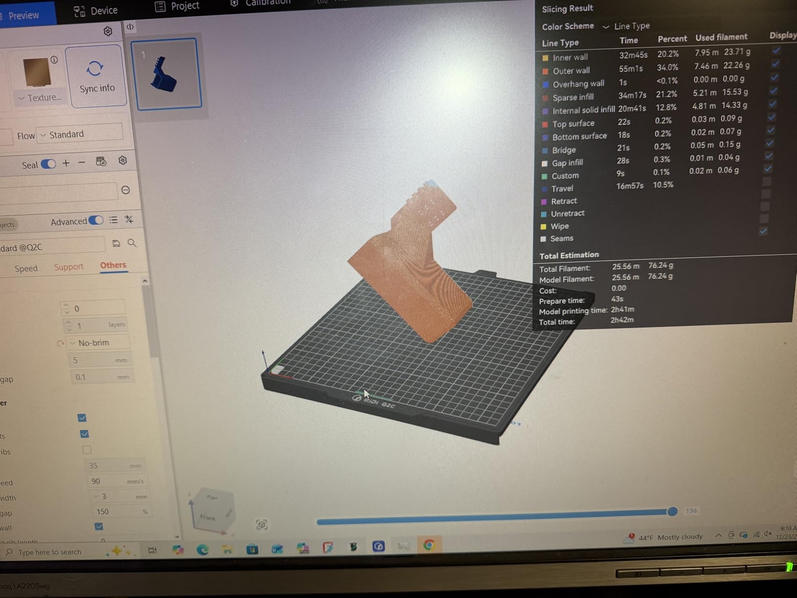 QIDI Q2C 3D Printer, Enclosed FDM with New Generation Leveling Sensor for Full Auto Leveling, 600mm/s High Speed, 370℃ Bimetal Hotend Unlock PPS-CF customer photo 1