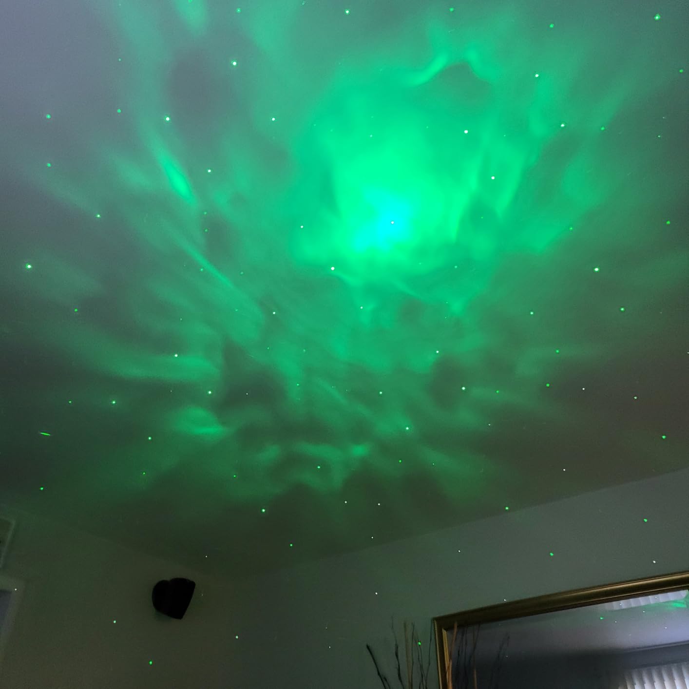 Astronaut Galaxy Star Projector Light, Aurora LED Night Light Lamp for Bedroom with Timer, Remote & APP Control customer photo 2