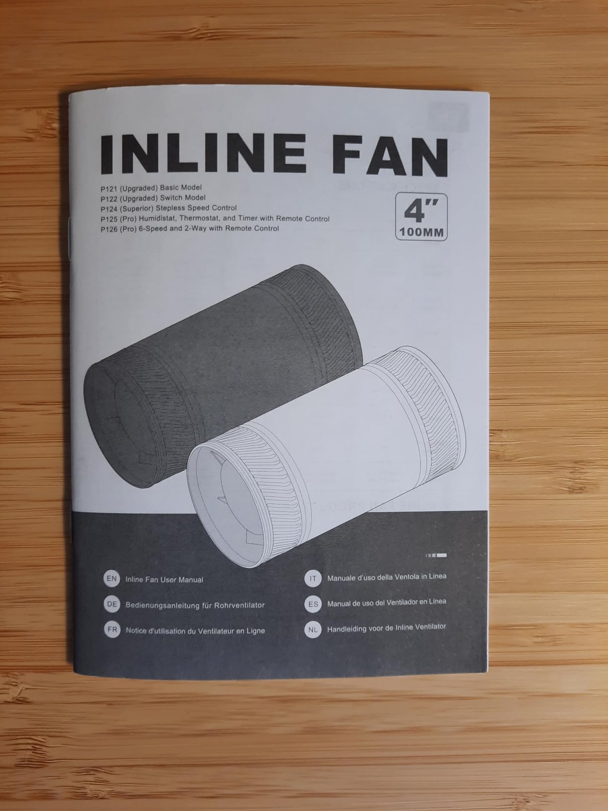 Upgraded 4-Inch Inline Duct Household Fan 6 Speed Control with Temperature and Humidity Sensor and Timer Remote Low Noise for Grow Tent System, Bathrooms, Attics, Replacement Household Furnace Fans customer photo 2
