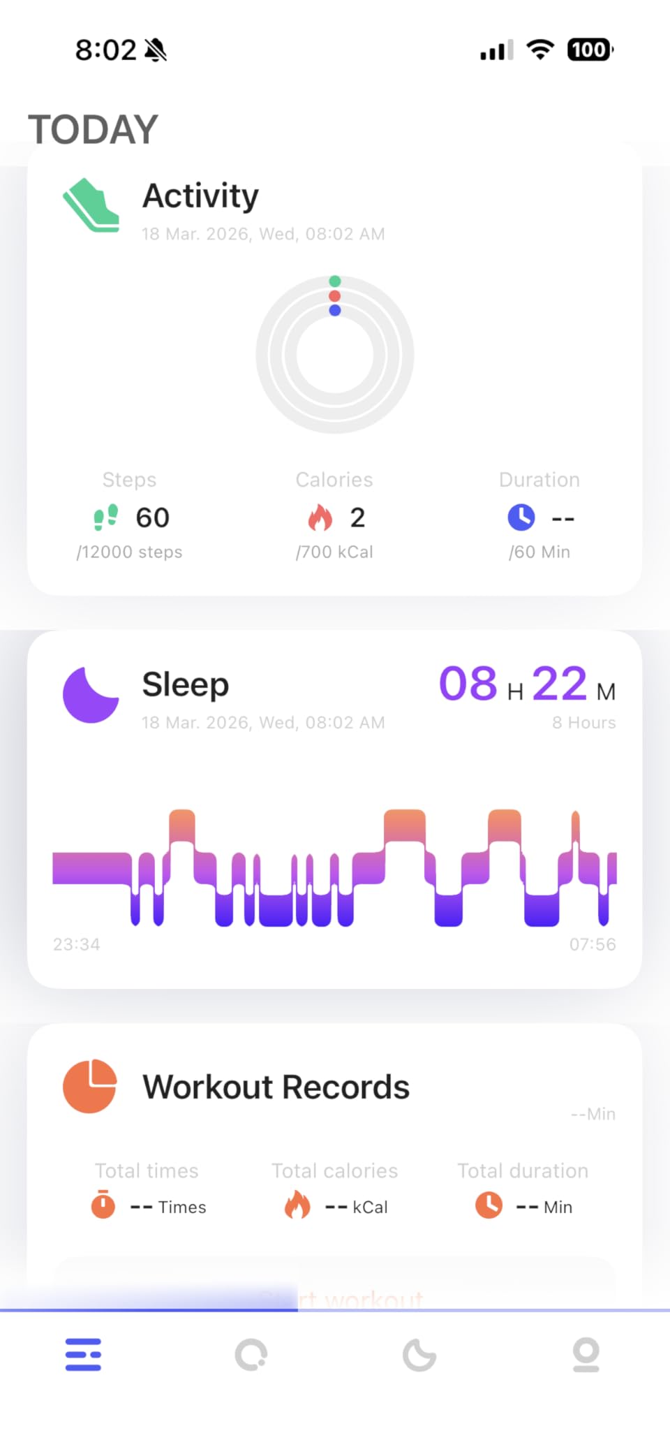 Smart Health Ring Fitness Tracker with Stress & Sleep Monitoring, Waterproof Activity Tracker, Compatible with iOS & Android, No Subscription Fee, Lightweight Wearable for Women & Men (Silver, 10) customer photo 1