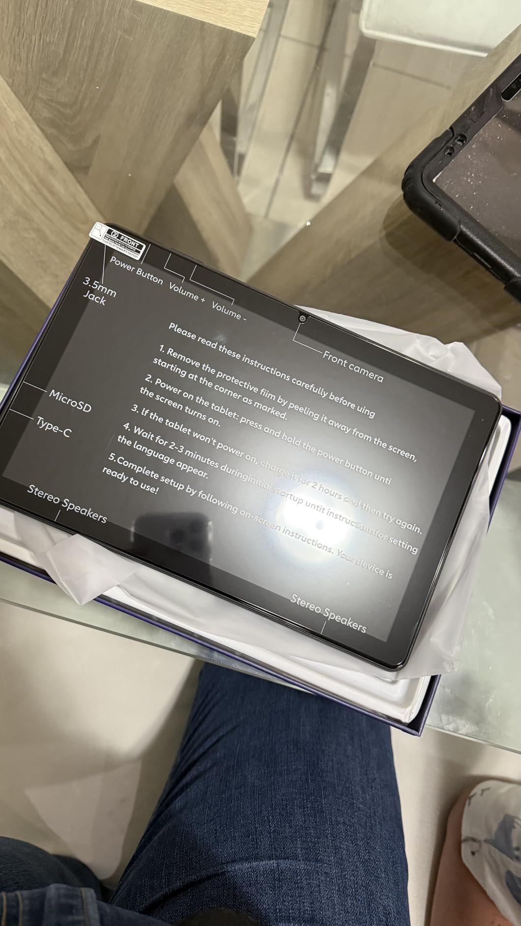 Android 16 Tablet with Gemini AI with 90HZ Refresh Rate, 11 Inch 1920x1200 Pixels FHD, 24GB RAM 256GB ROM 2TB TF, T7250 Octa-Core Gaming Tablets, 13MP+8MP, 8000mAh Battery, Widevine L1, 5G Wifi, GPS (Gray) customer photo 1