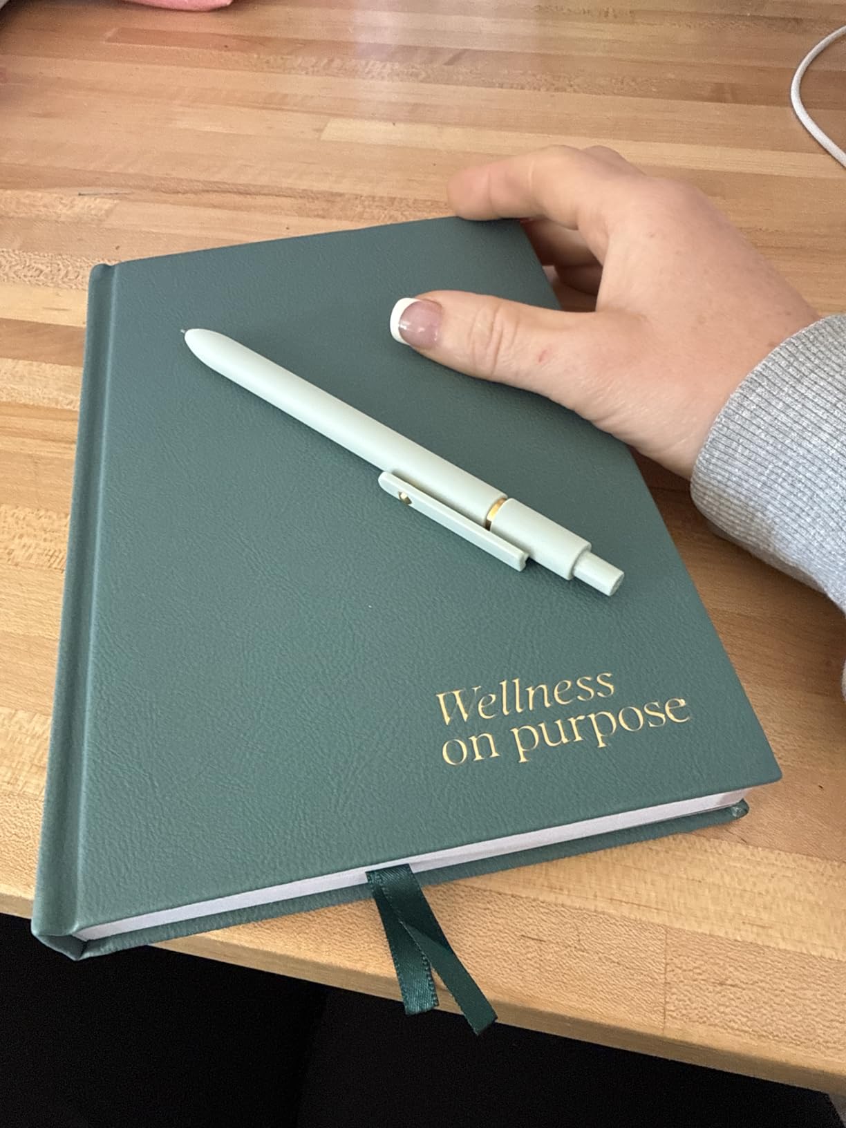 Wellness Journal - 12-Week Fitness and Self Care Journal for Women with Daily Habit Tracker, Meal Planner, Workout Log, Weekly Reflections customer photo 1