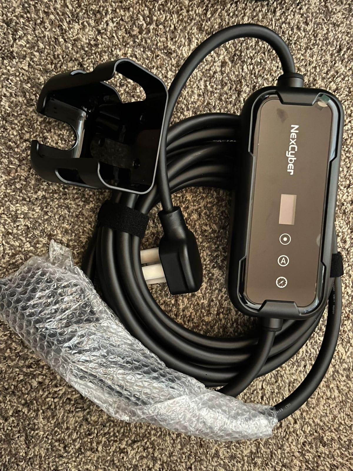 Level 2 EV Charger 32Amp with WiFi APP/Plug-Play, 240V NEMA 14-50P Plug, 25FT Cable with ETL Certified, Portable Electric Vehicle Charging Stations EVSE J1772 Connector customer photo 2