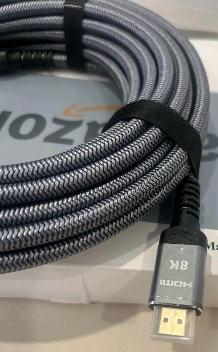 Highwings 8K 4K 120HZ 40 FT HDMI Cable Fiber Optic, Unidirectional in-Wall CL3 Rated Long HDMI 48Gbps High Speed [8K@60Hz] Dynamic HDR/eARC/HDCP 2.2&2.3/3D, Compatible for Desktop GPUs 30&40 Series customer photo 1