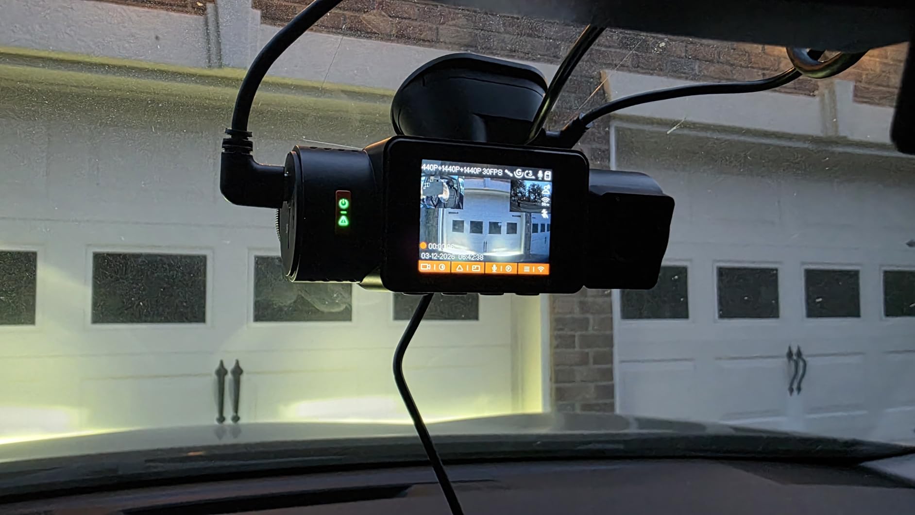 Vantrue N4S 3 Channel Dash Cam, STARVIS 2 Night Vision, Front Rear Inside Dashcam for Cars, Front and Rear Dual Channel, PlatePix Tech, Parking Mode, Wi-Fi, GPS, 2