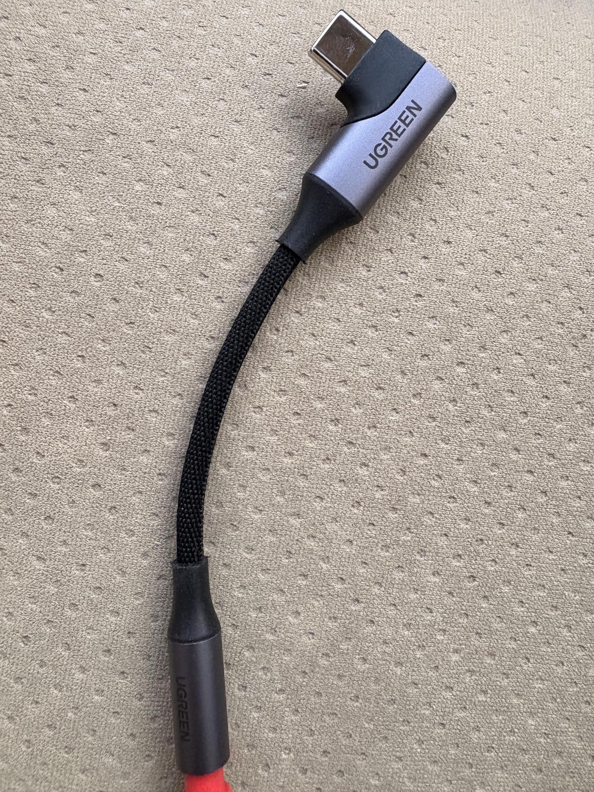 UGREEN USB C to 3.5mm Audio Adapter Type C to Aux Headphone Jack Dongle 24bit/96kHz HiFi DAC Cable Right Angle Cord customer photo 1
