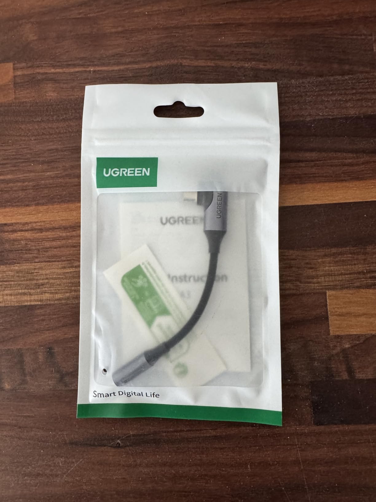 UGREEN USB C to 3.5mm Audio Adapter Type C to Aux Headphone Jack Dongle 24bit/96kHz HiFi DAC Cable Right Angle Cord customer photo 2