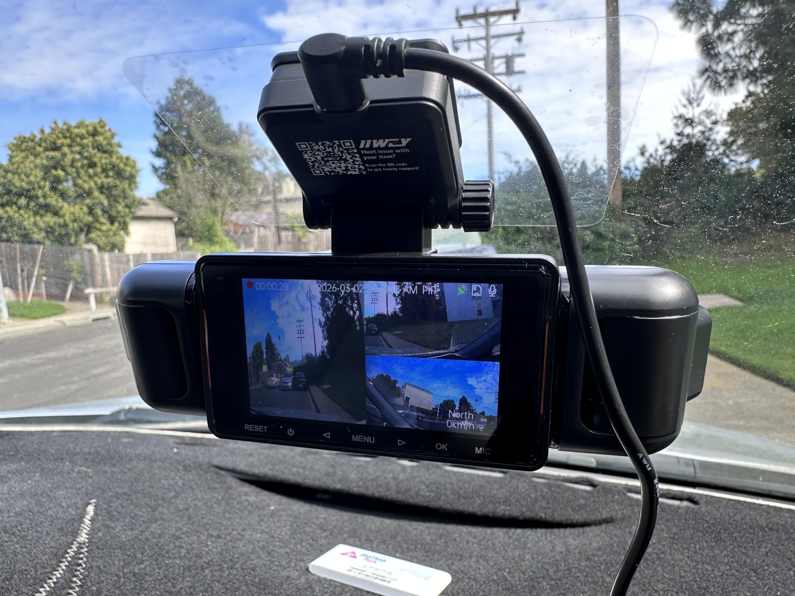 N5 PRO 4K 4 Channel Dash Cam, 360° All-Around View, 1080P Rear and Inside, 5G WiFi 6 - Up to 10MB/s, Built-in GPS, 8 IR Night Vision, G-Sensor, 24H Parking Mode, Free 128GB SD Card Included customer photo 1
