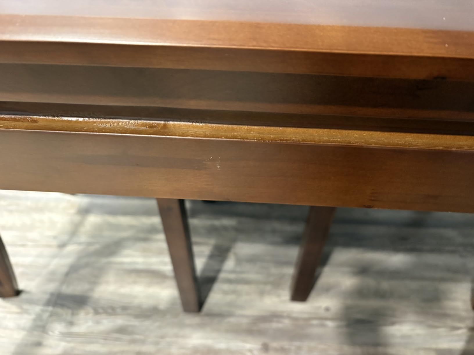 Solid Wood Board Game Table for 4-6 Players, Dining & Gaming Table with 57.5