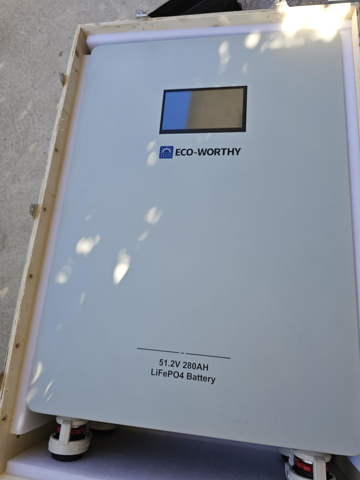 ECO-WORTHY Powermega 48V 314Ah LiFePO4 Battery, 16.1kWh High Capacity Energy Storage with Breakers, 200A Active Balancing BMS, Aerosol Fire Protection, 7