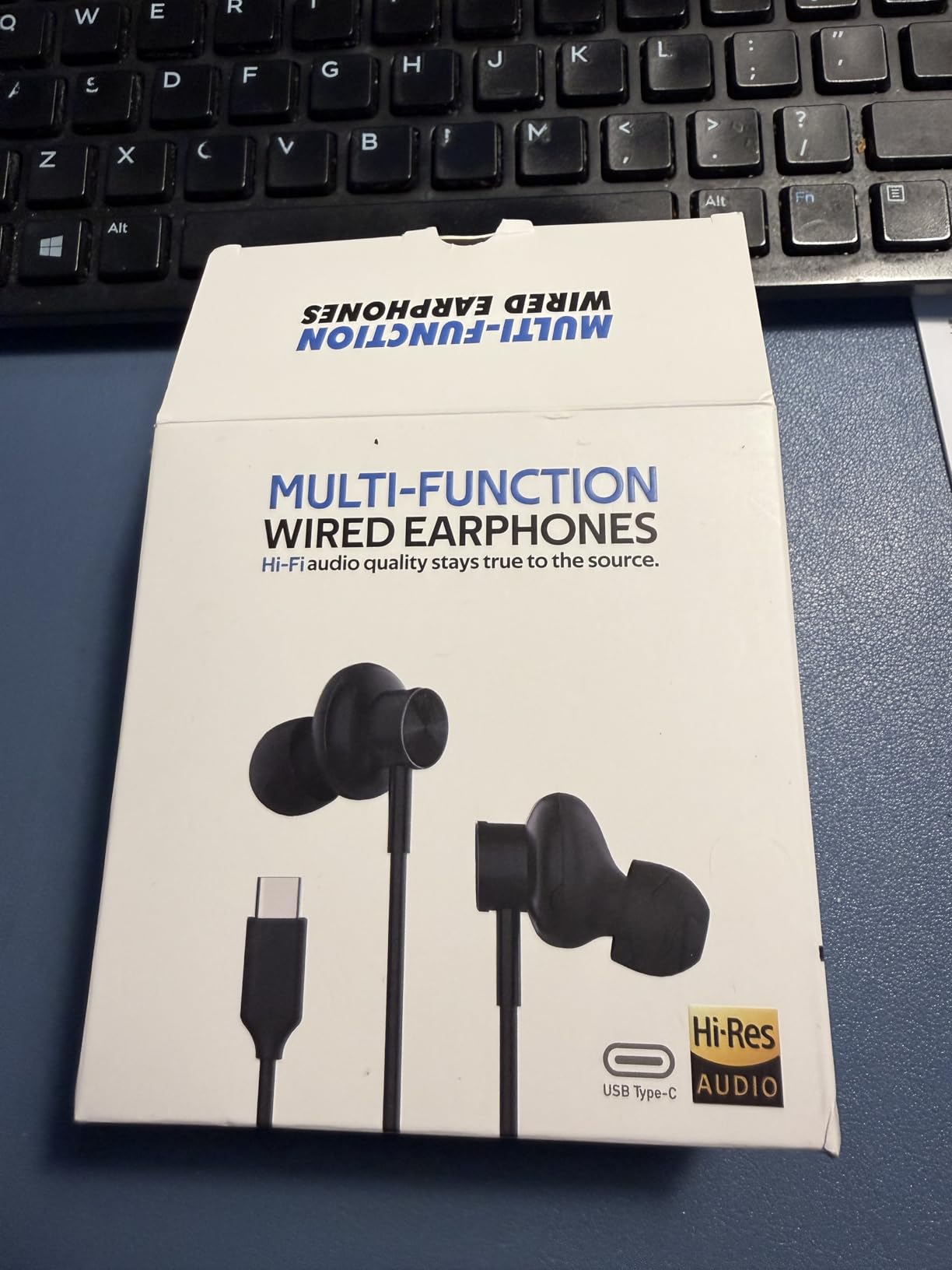 USB-C in-Ear Wired Headphones, Earbuds, 3-Year Warranty, with high-Fidelity Sound Card, 5-Mode Audio, Low-Latency Gaming, KTV Vocal Enhancement-Black customer photo 2