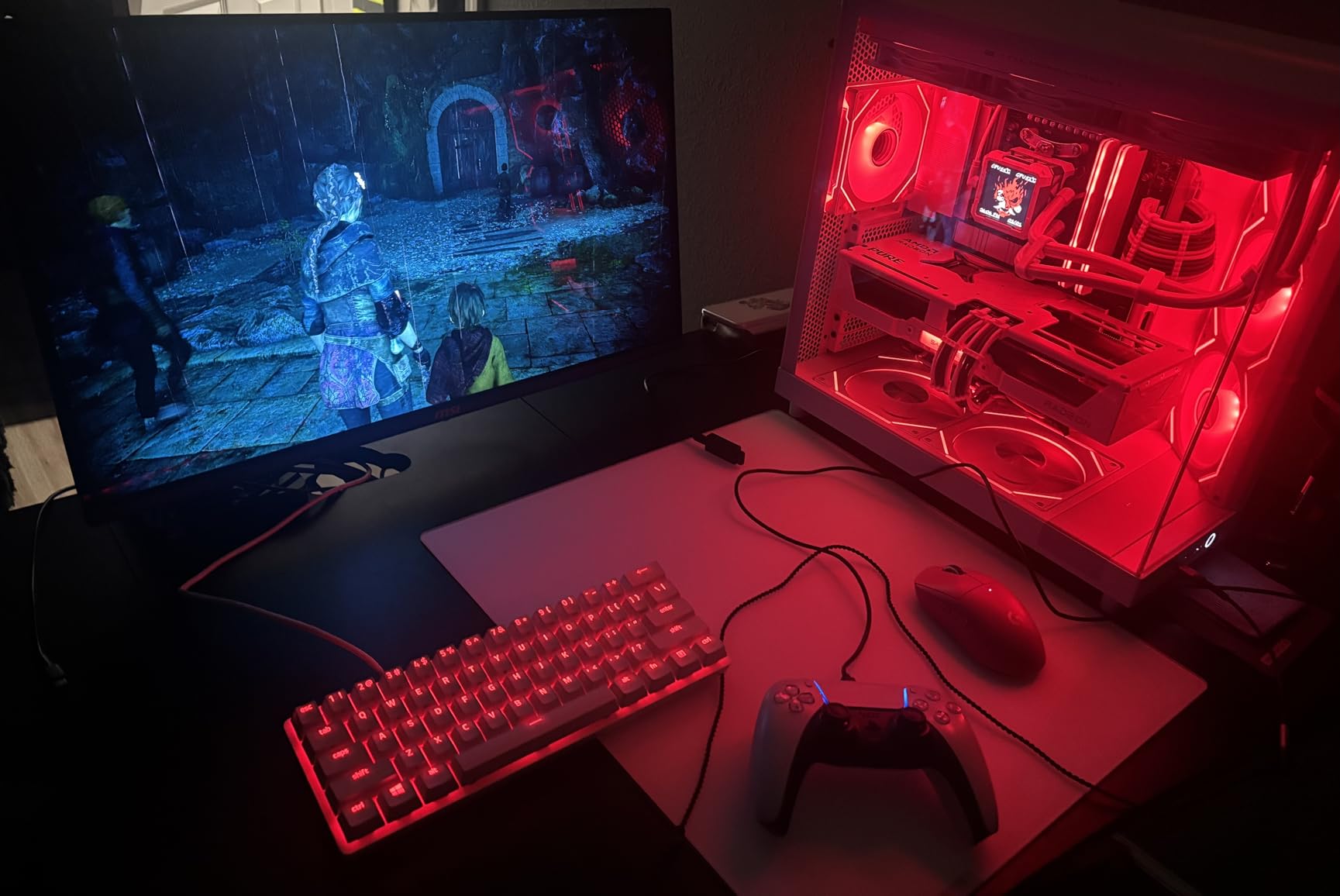 MSI MAG 274QP QD-OLED X24 27-inch 2560 x 1440 (QHD) Gaming Monitor, 240Hz, Adaptive-Sync, HDMI, DisplayPort, VESA Mountable, Tilt, Height Adjustable, Speaker, 0.03ms, Black customer photo 1