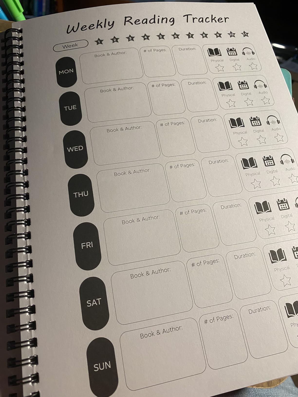 75 Day Hard Challenge Journal for Men or Women with PVC Cover - 75 Day Challenge Book with Daily, Weekly, Monthly Planner and Wellness Trackers customer photo 2