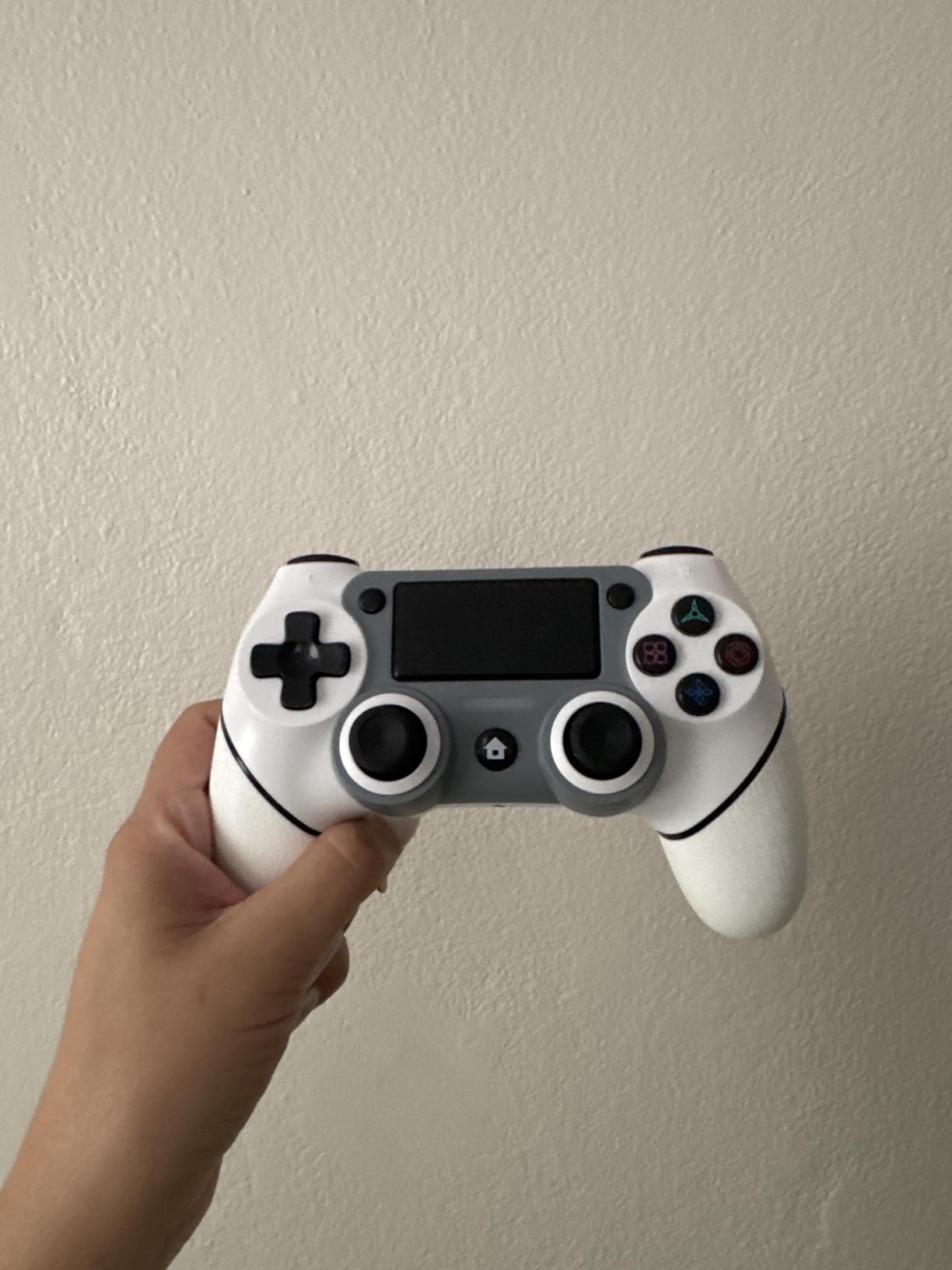 Wireless Controller Compatible with PS4/Pro/Slim, Black ps4 controller with Dual Vibration, 1000mAh Battery, 6-Axis Motion Sensor, Built-in Speaker & 3.5mm Headphone Jack, Charging Cable (Black) customer photo 1