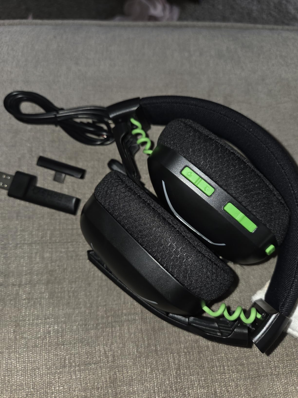 Wireless Gaming Headset for PS5, PS4, PC, Laptop, Mac & Switch, Dual Low-Latency 2.4GHz USB/Type-C, Bluetooth Gaming Headphones with ENC Mic for Gamecube, 3D Stereo, Colorful Light, 50H Power customer photo 1