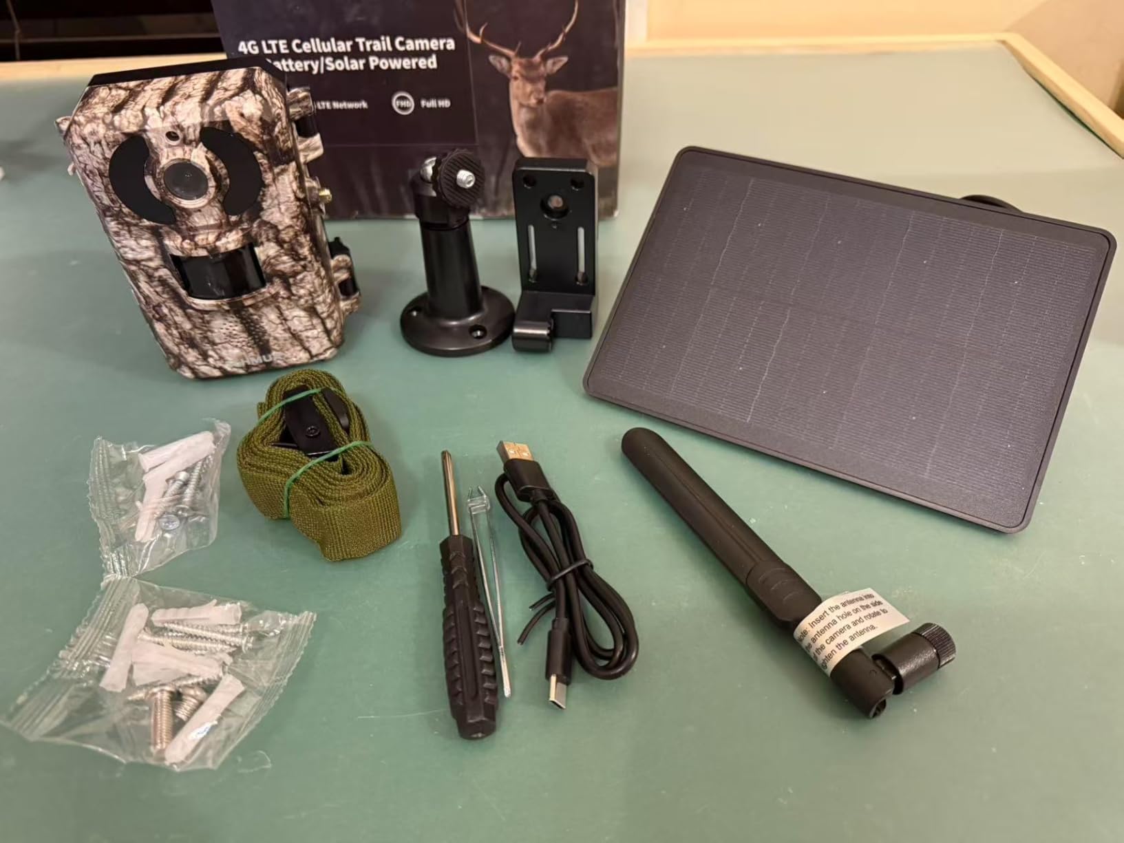 48MP Trail Camera, AI Animal Detection Cellular Trail Camera 2K Live 4G LTE Built-in-SIM Real-Time Alart 0.1s Trigger Game Camera with Night Vision Motion Activated Waterproof IP66 Trail Cam customer photo 2