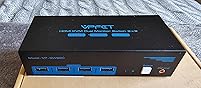 HDMI KVM Switch 2 Monitors 2 Computers 4K@60Hz USB 3.0 Dual Monitor KVM Switch 2 Ports for 2 PC Share 2 Screens and 4 USB Devices for Keybord Mouse Printer with Desktop Controller customer photo 2
