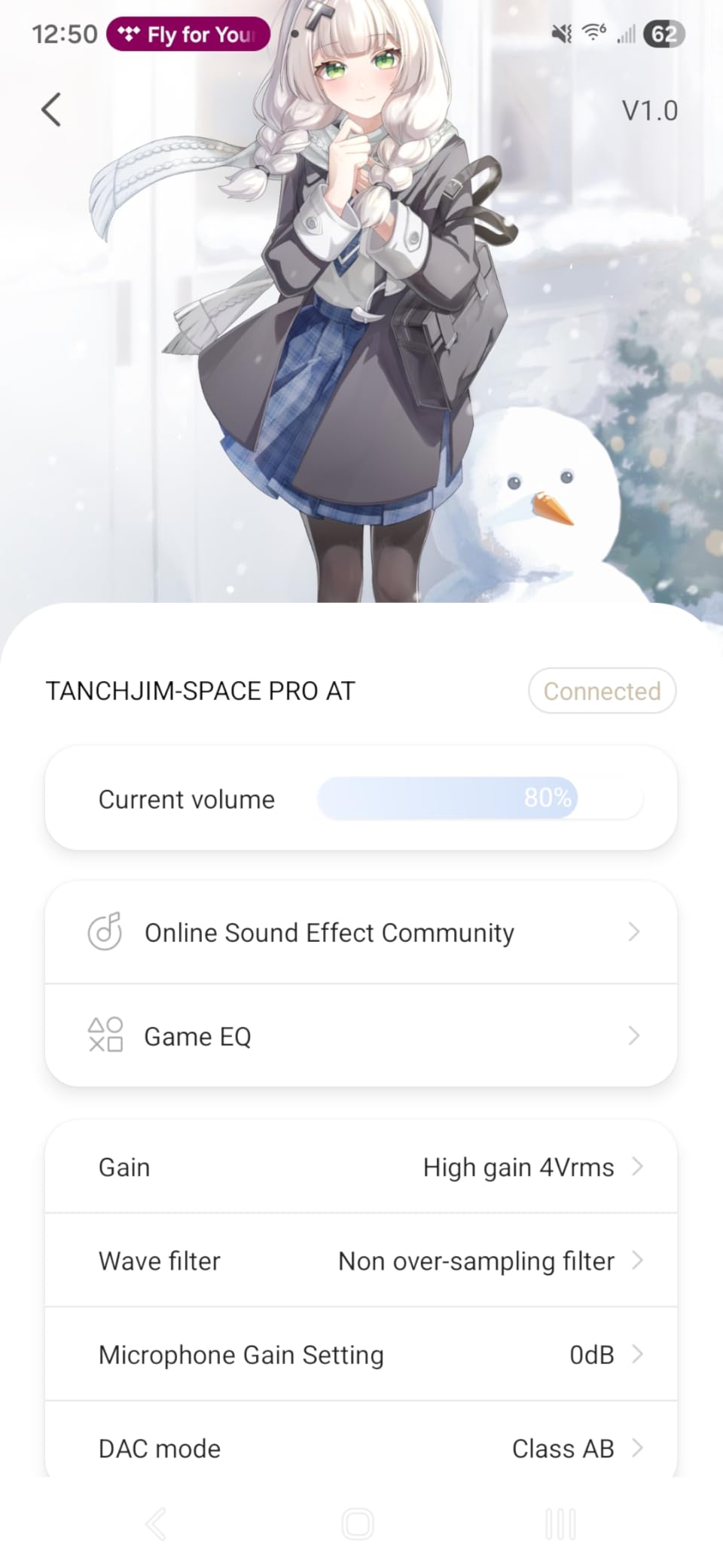TANCHJIM Space PRO Headphone Amplifier, Dual DS43198 DAC Independent Op-AMP for Gaming/Audio, PCM32bit/768KHz DSD256 High-Performance Portable Decoder Support Mic & Virtual 5.1/7.1 customer photo 2