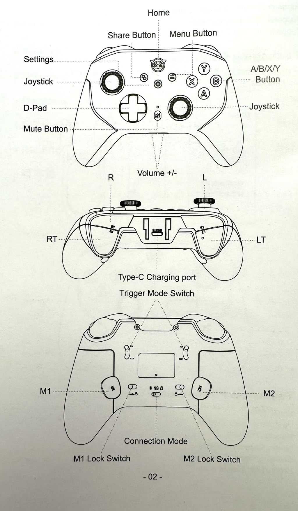 NYXI Imperial PC Gaming Controller with Adjustable Tension TMR Joysticks, Interchangeable Buttons for PC/Switch Layouts, 1000Hz Polling Rate, Dual-Mode Triggers, 1200mAh Battery & Dock - for PC/Switch/Android/TV customer photo 1