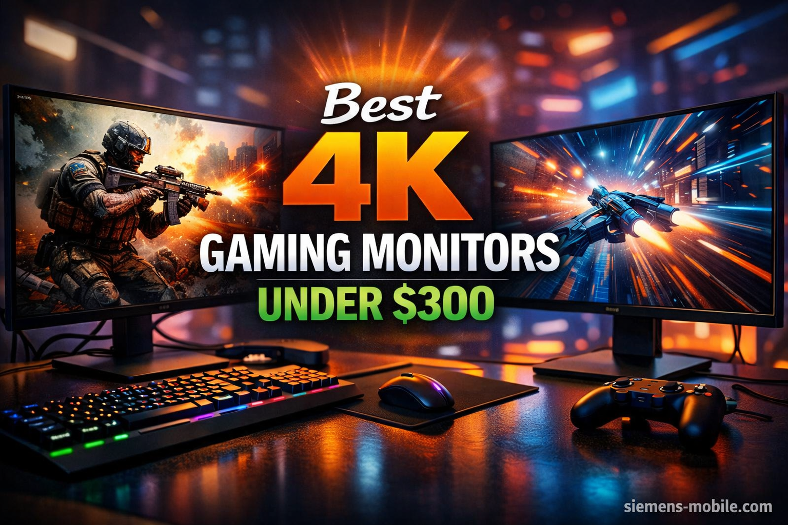 Best 4K gaming monitors under $300