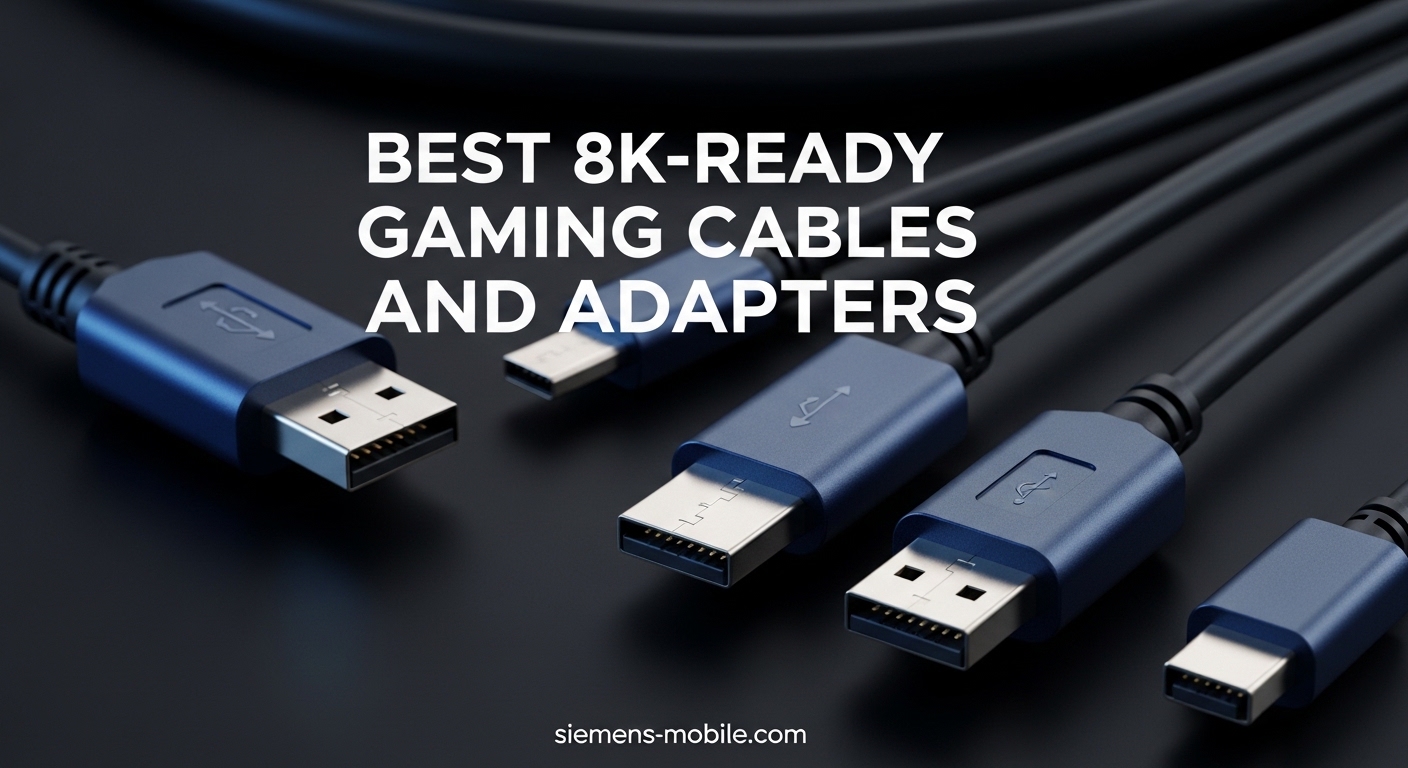 Best 8K-Ready Gaming Cables and Adapters