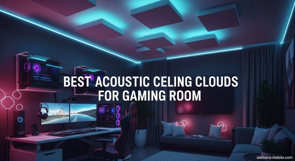Best Acoustic Ceiling Clouds for Gaming Room