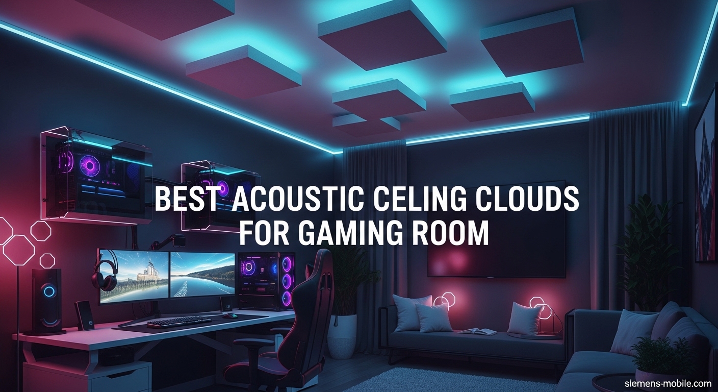 Best Acoustic Ceiling Clouds for Gaming Room