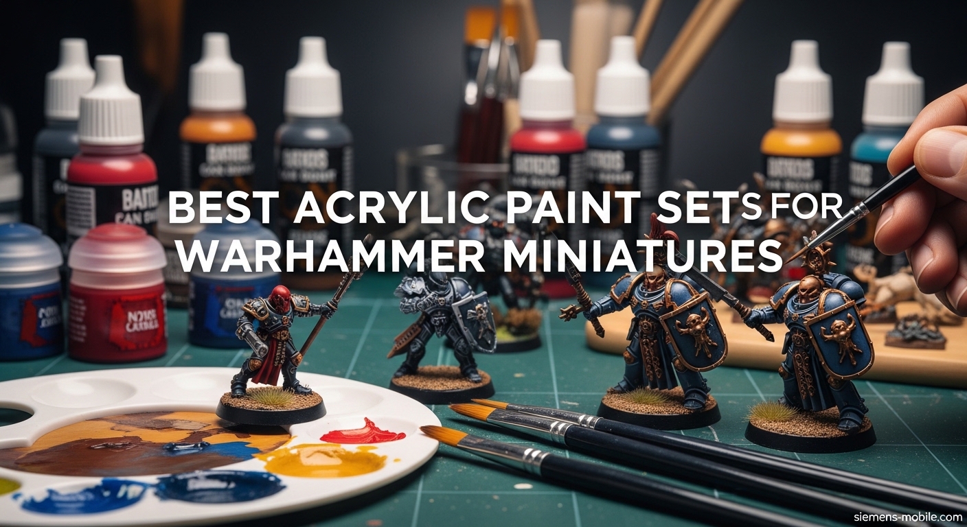 Best Acrylic Paint Sets for Warhammer Miniatures