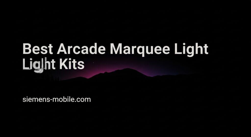 9 Best Arcade Marquee Light Kits (May 2026) reviews