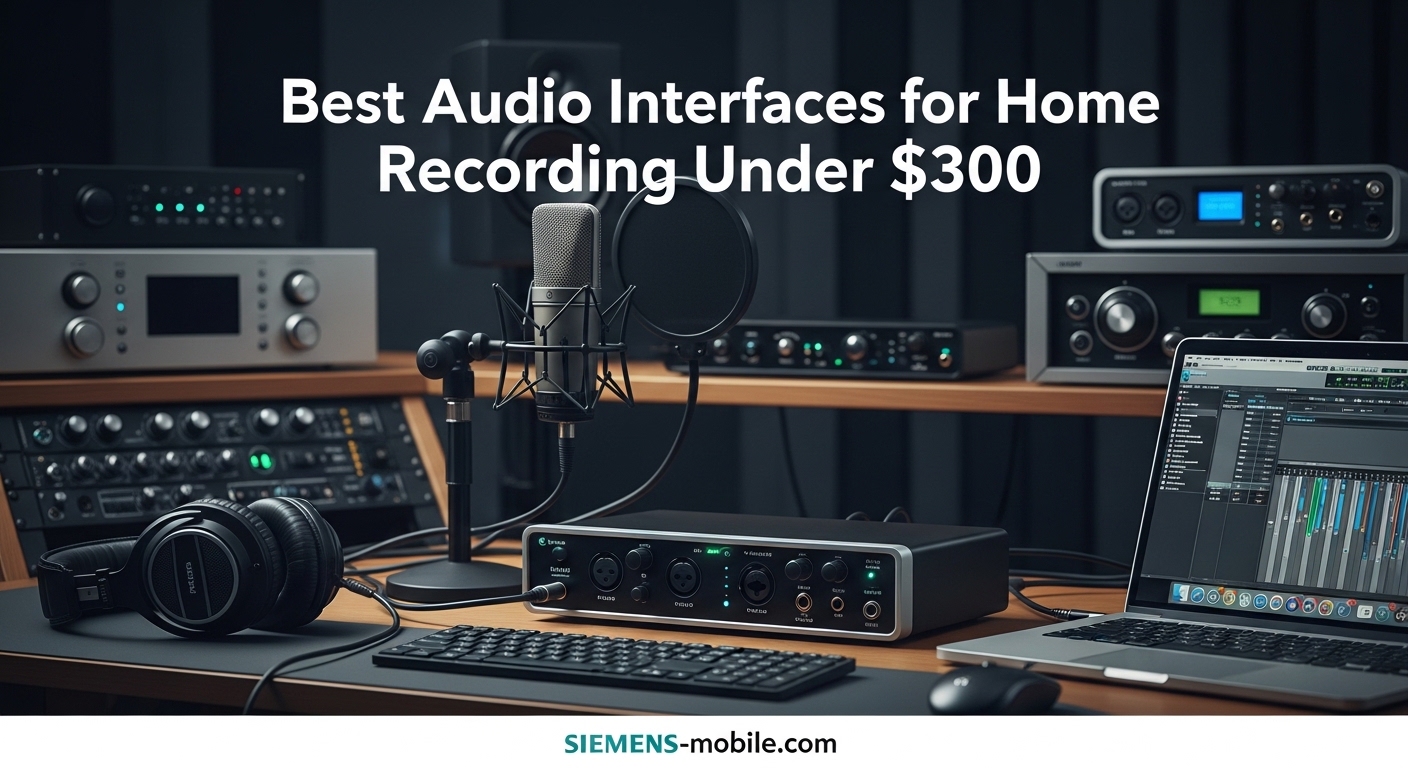 Best Audio Interfaces for Home Recording Under $300