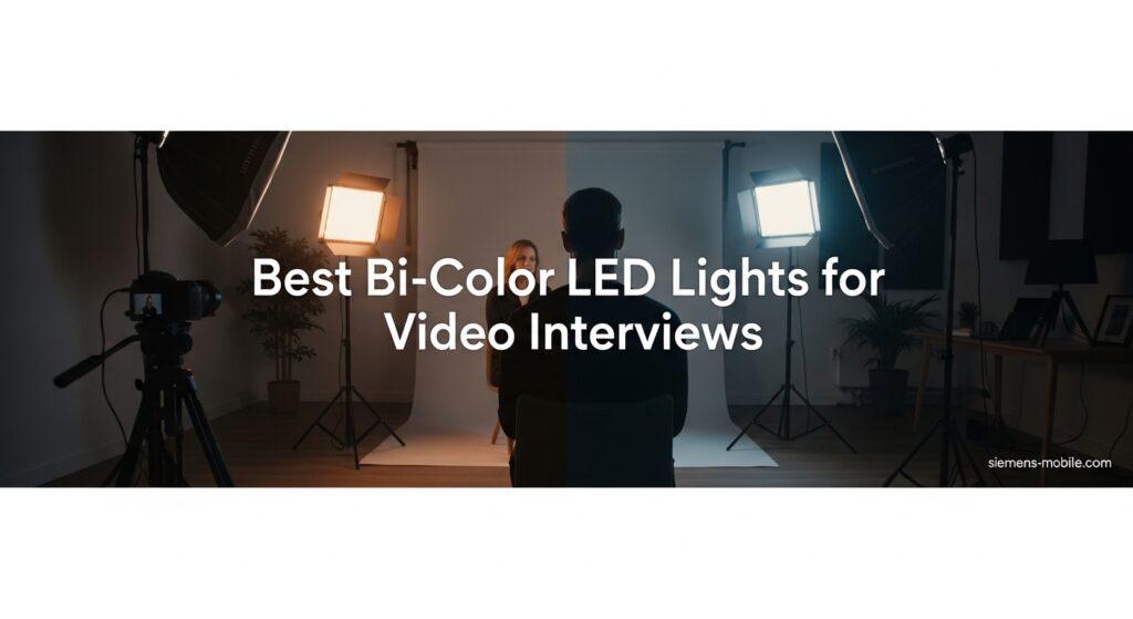 Best Bi-Color LED Lights for Video Interviews