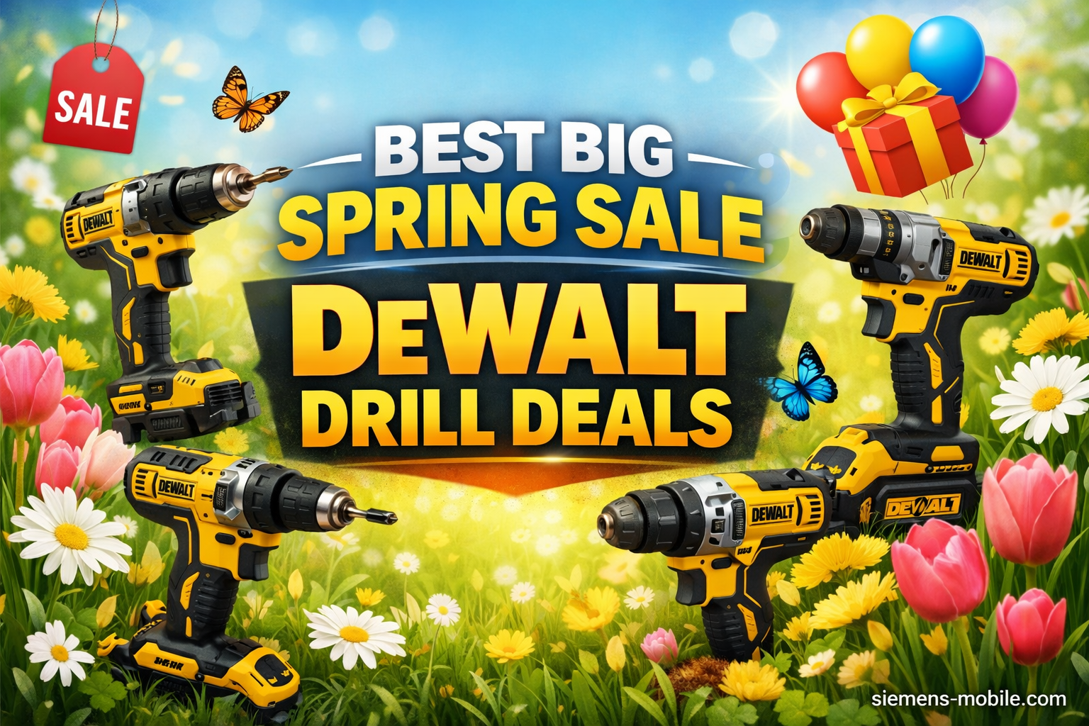 Best Big Spring Sale DeWalt Drill Deals