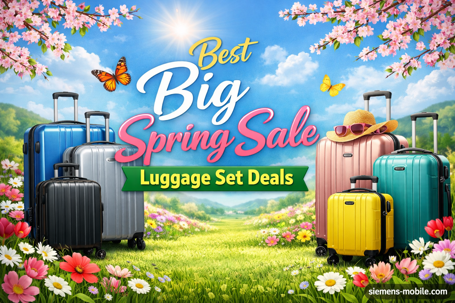 Best Big Spring Sale Luggage Set Deals