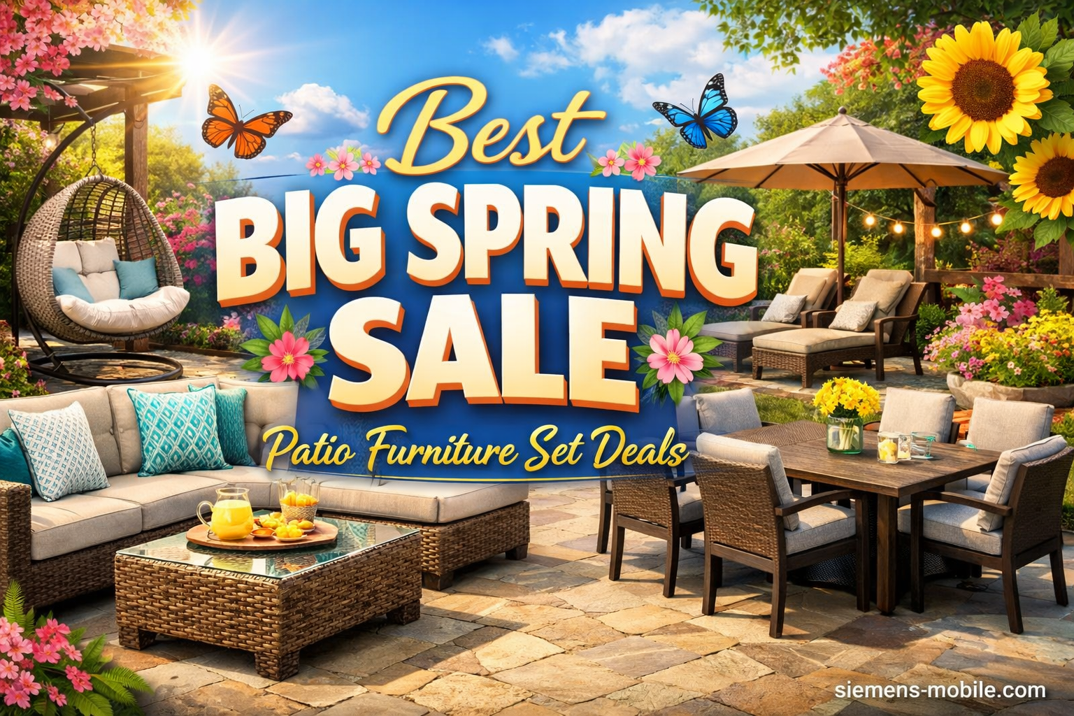 Best Big Spring Sale Patio Furniture Set Deals