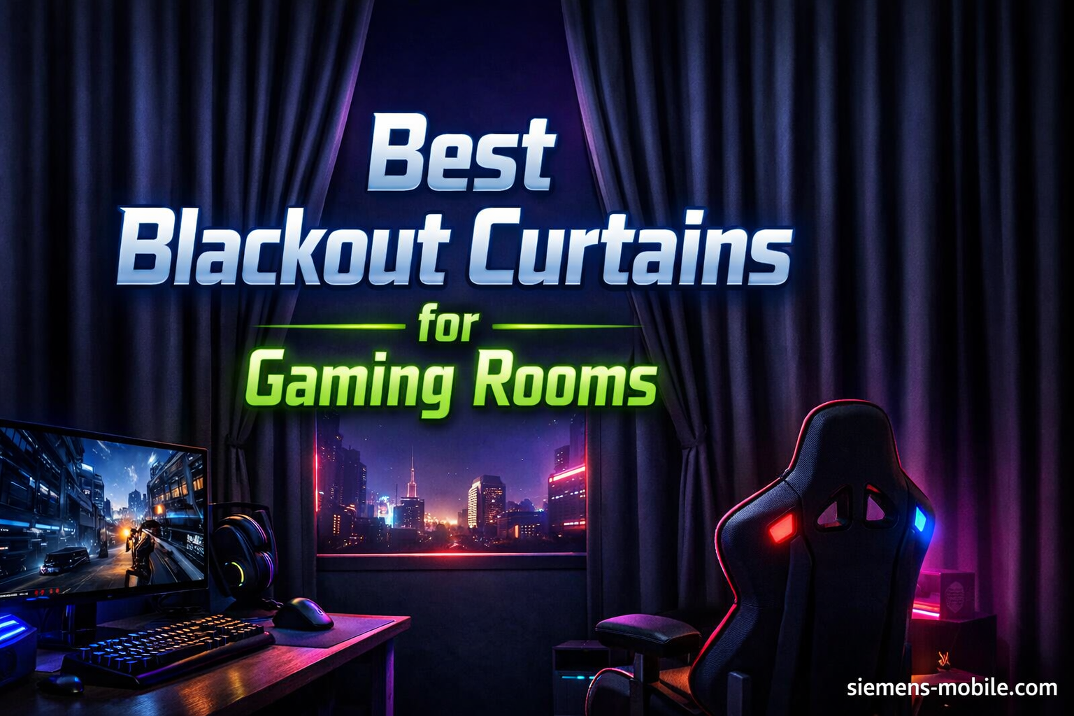 Best Blackout Curtains for Gaming Rooms