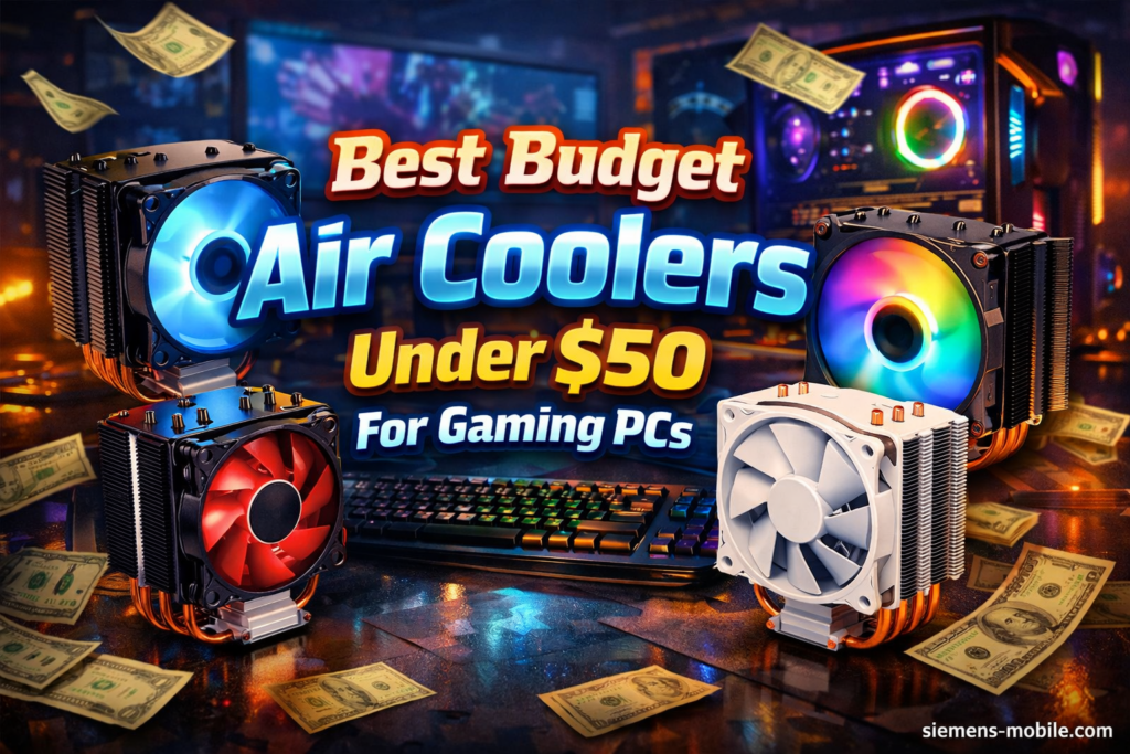 Best Budget Air Coolers Under $50 For Gaming PCs