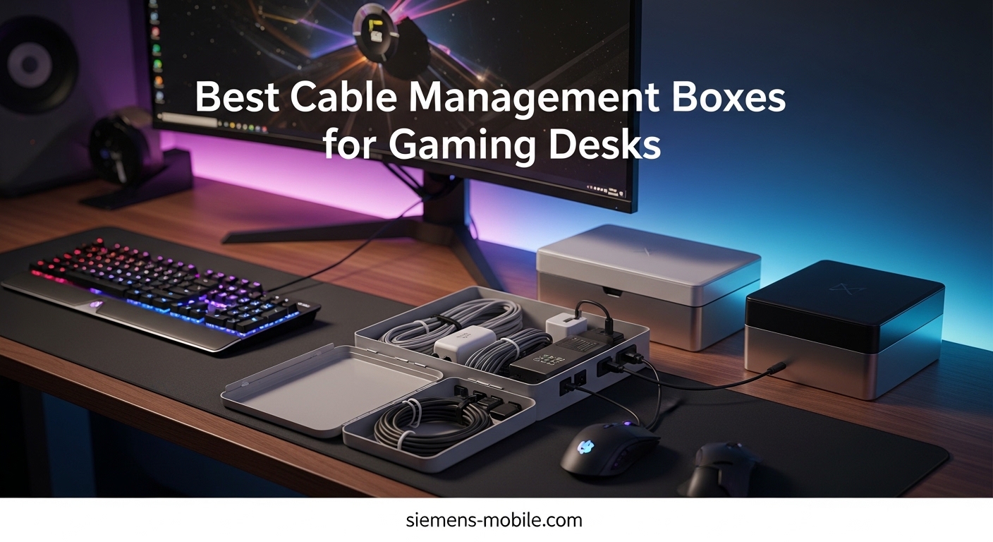 Best Cable Management Boxes for Gaming Desks