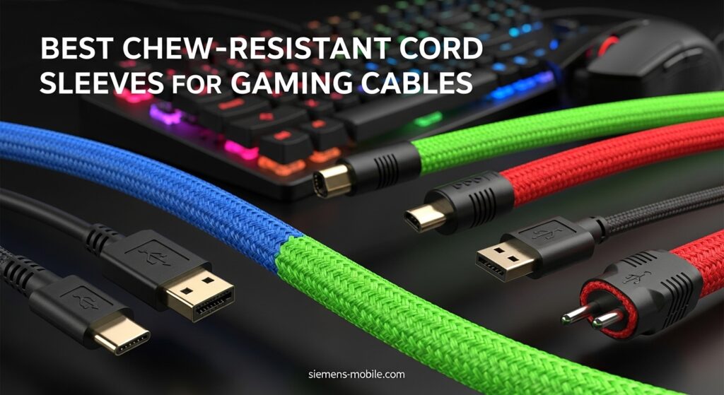 Best Chew-Resistant Cord Sleeves for Gaming Cables