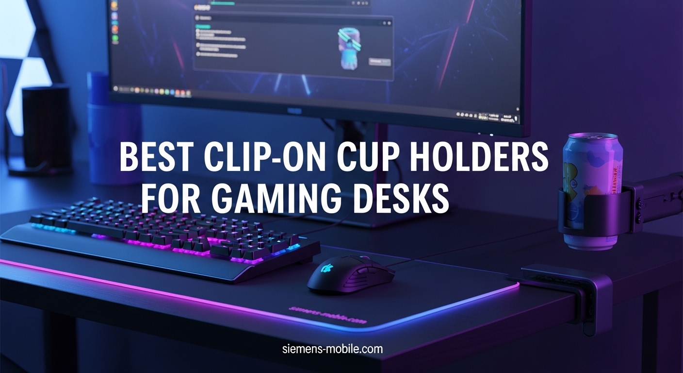 Best Clip-On Cup Holders for Gaming Desks
