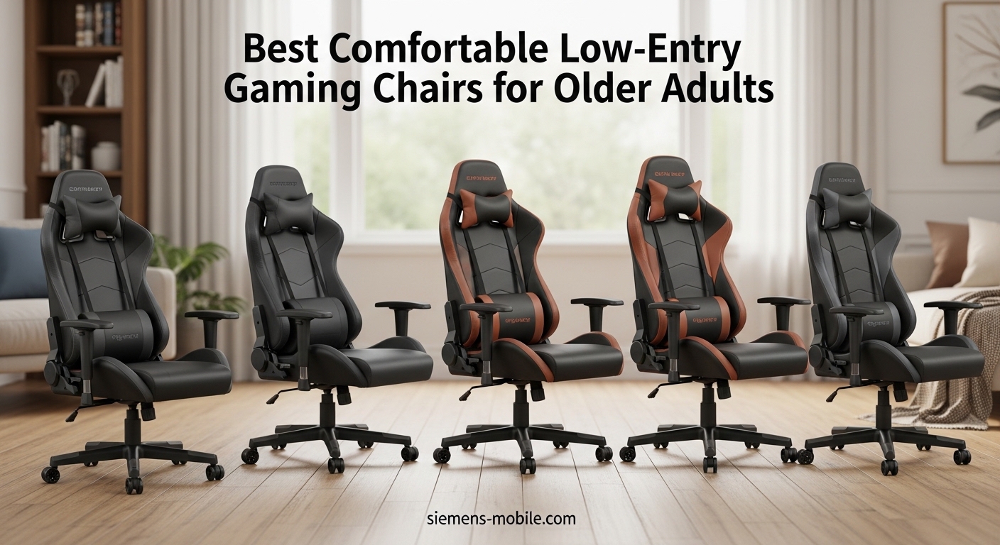 Best Comfortable Low-Entry Gaming Chairs for Older Adults