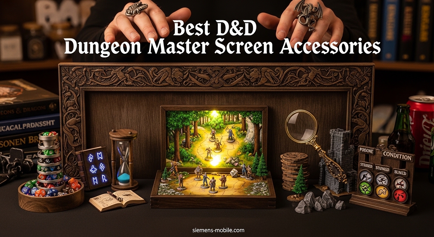 Best D&D Dungeon Master Screen Accessories