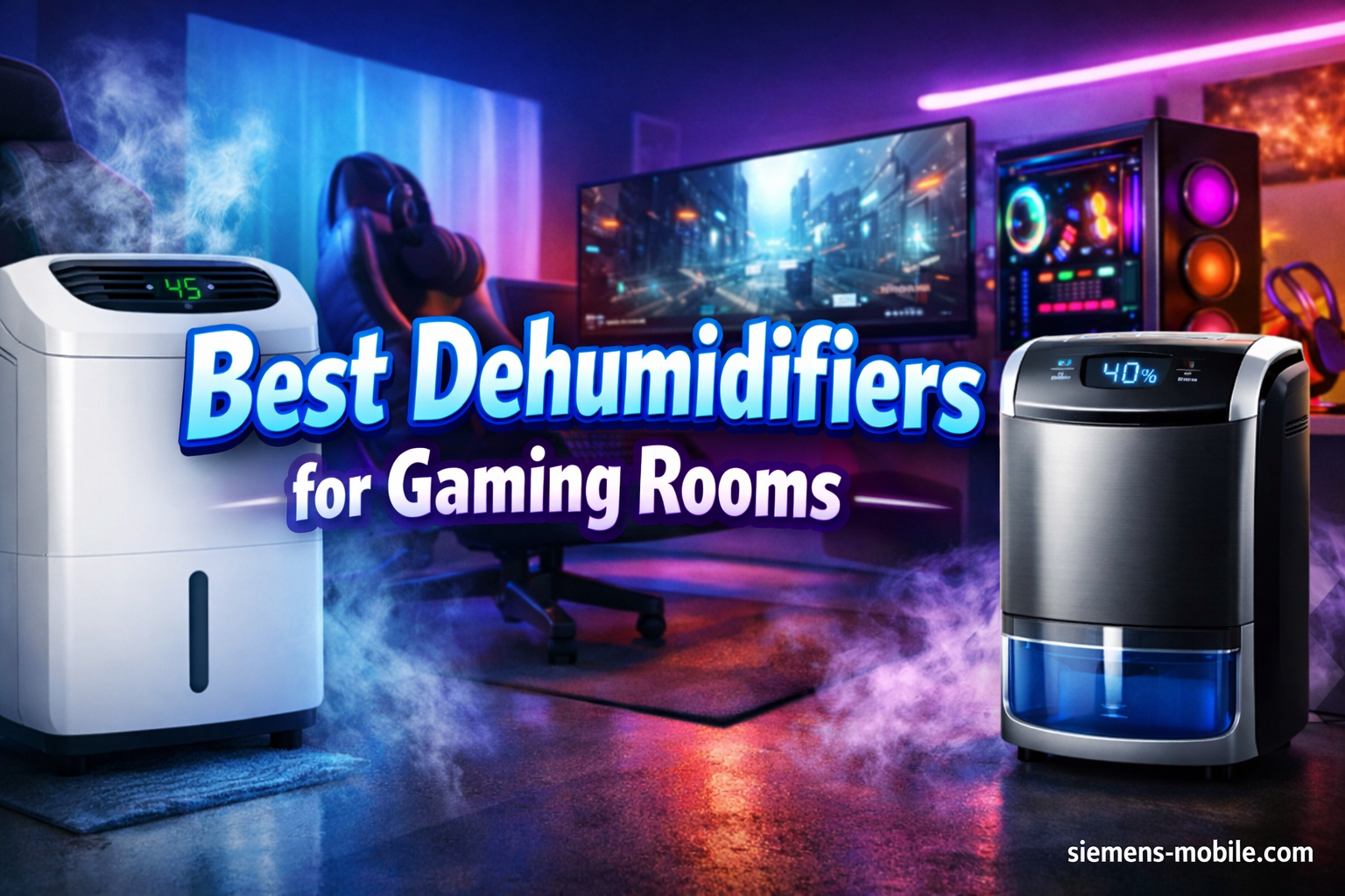 Best Dehumidifiers for Gaming Rooms