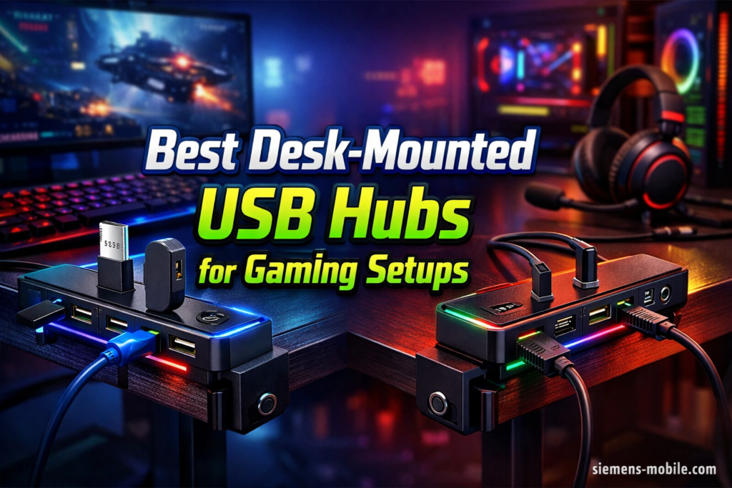 Best Desk-Mounted USB Hubs for Gaming Setups