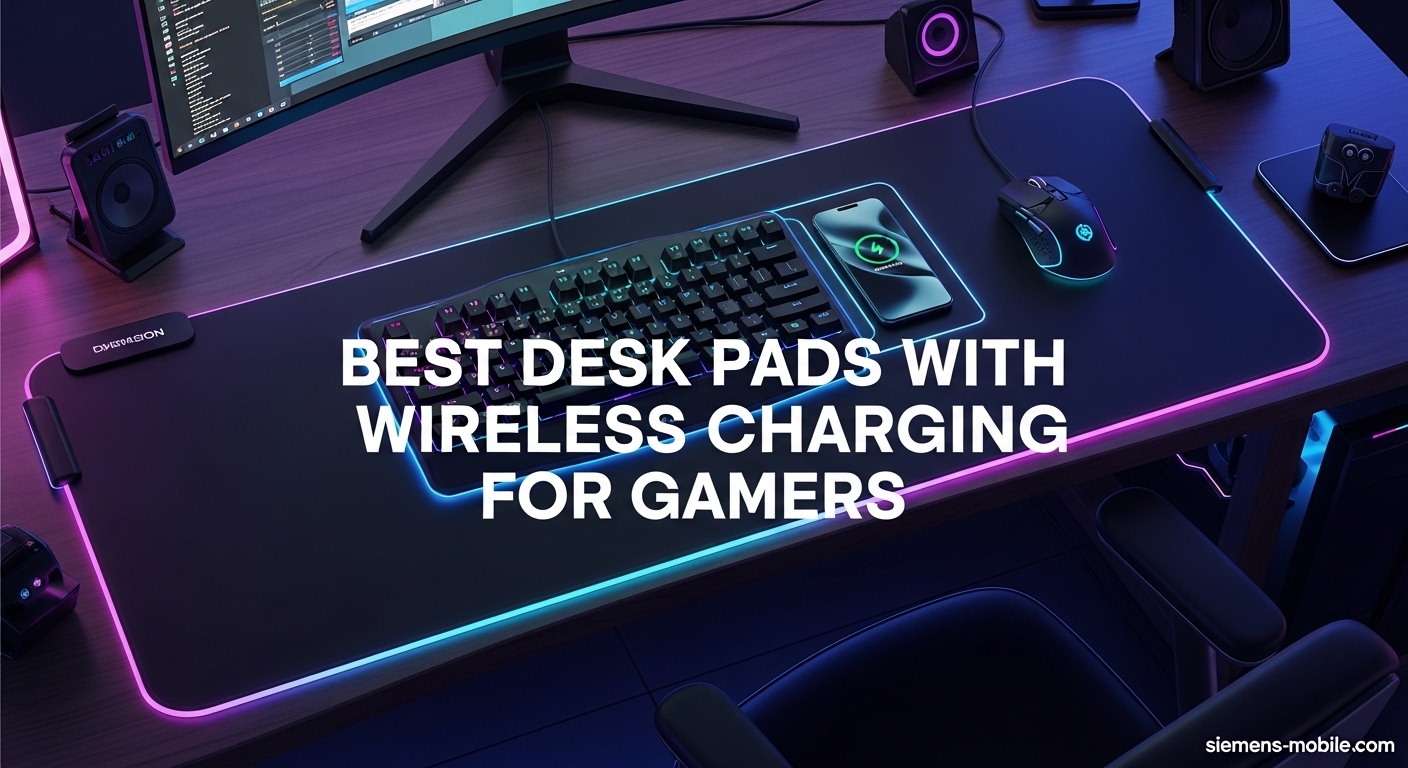 Best Desk Pads with Wireless Charging for Gamers