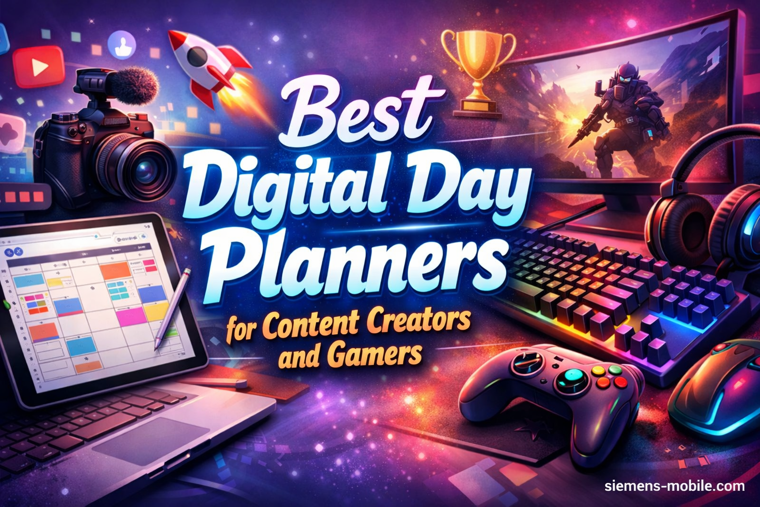 Best Digital Day Planners for Content Creators and Gamers