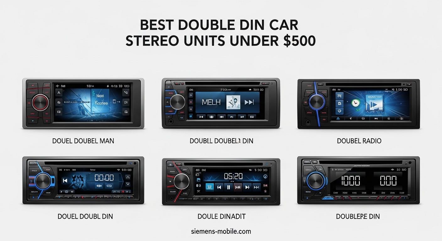 Best Double Din Car Stereo Head Units Under $500