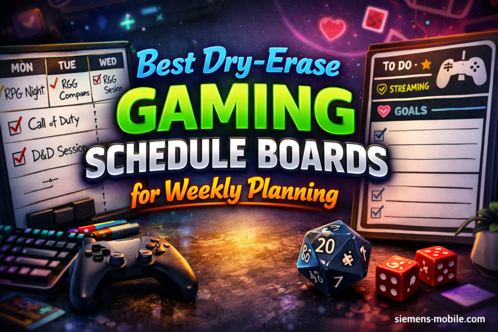 Best Dry-Erase Gaming Schedule Boards for Weekly Planning