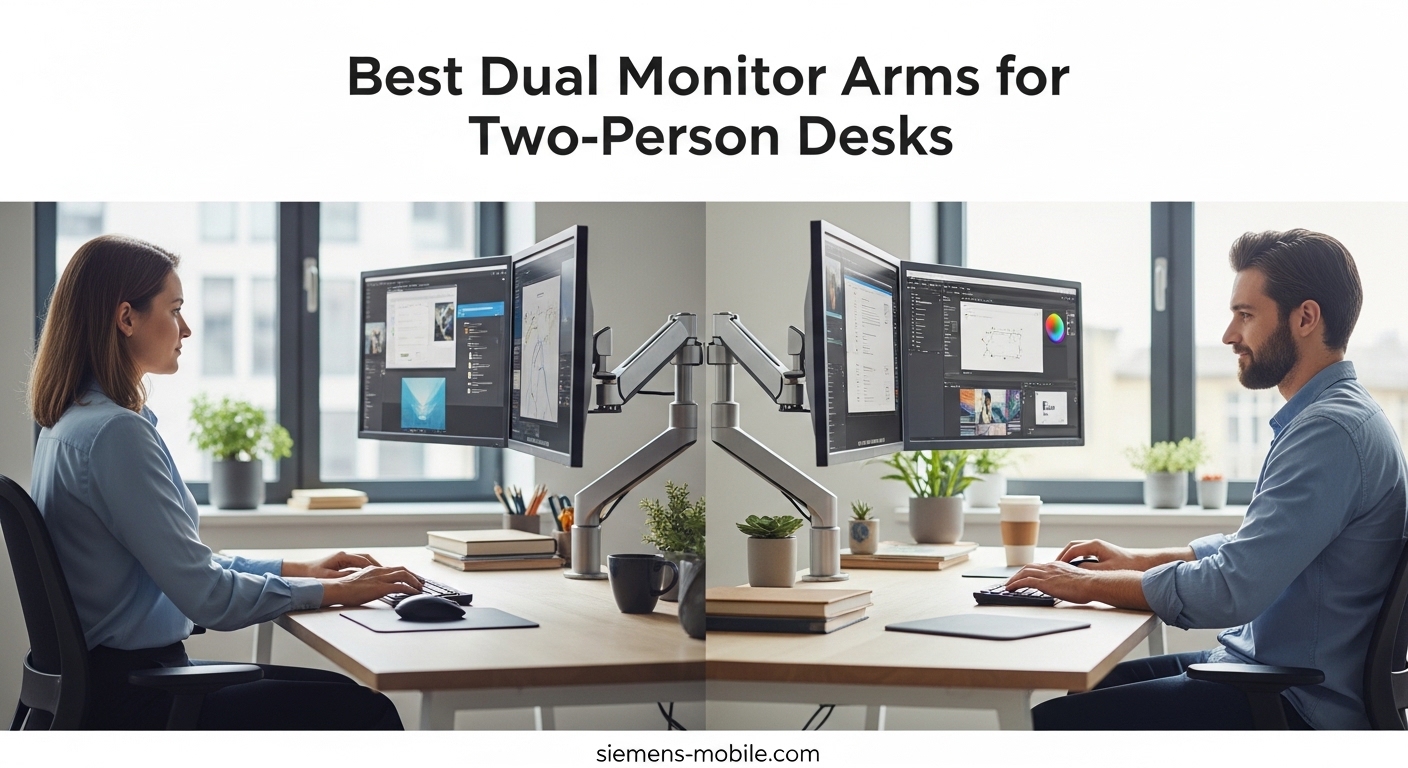 Best Dual Monitor Arms for Two-Person Desks