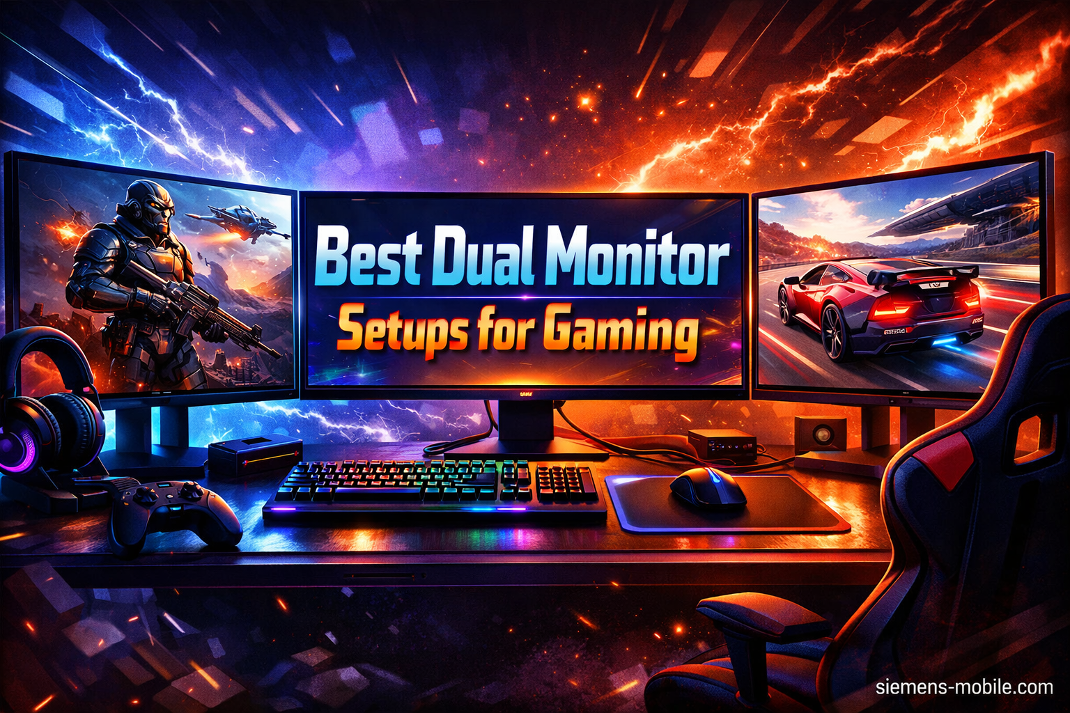 Best Dual Monitor Setups for Gaming