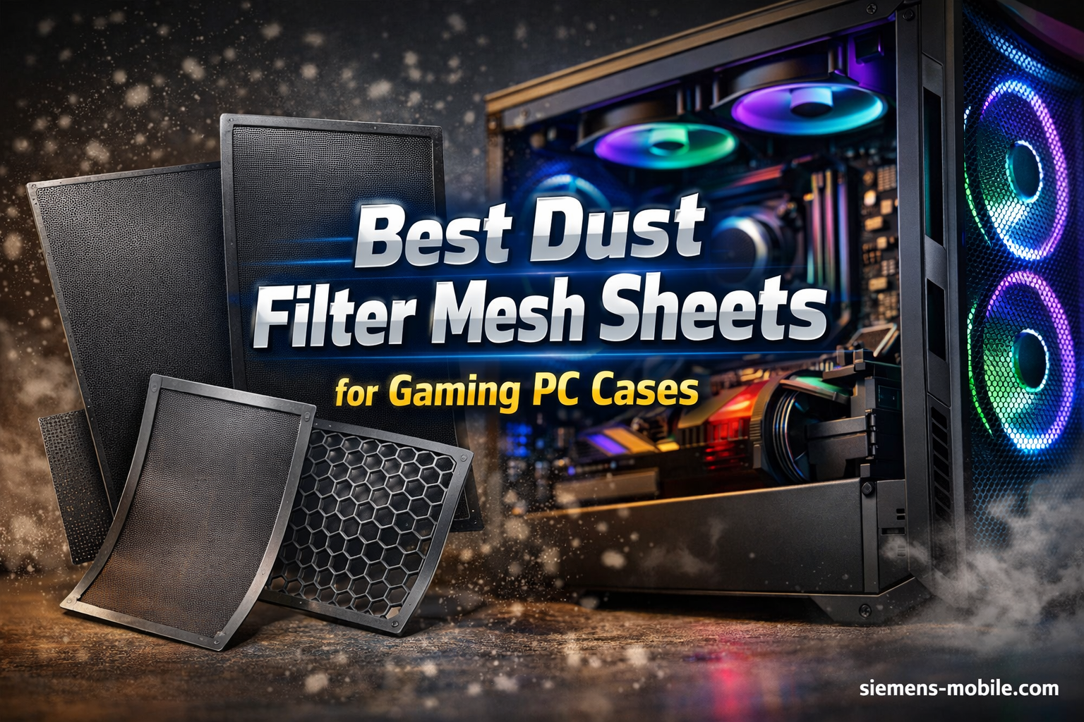 Best Dust Filter Mesh Sheets for Gaming PC Cases